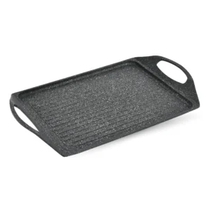 Vassoio Grigliato 36x22 cm – Pietra Lavica